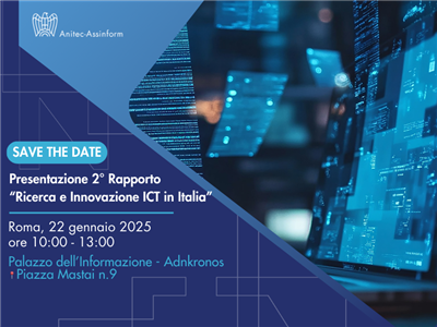 Presentazione del secondo Rapporto “Ricerca e Innovazione ICT in Italia”