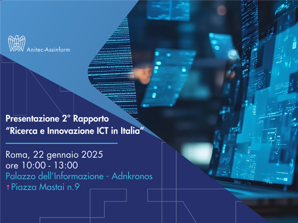 Presentazione del secondo Rapporto “Ricerca e Innovazione ICT in Italia”