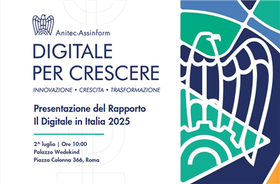 Digitale per crescere: presentazione del&nbsp;Rapporto Il Digitale in Italia 2025