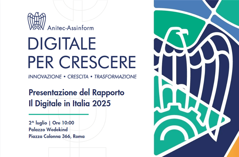 Digitale per crescere - Presentazione del Rapporto Il Digitale in Italia 2025